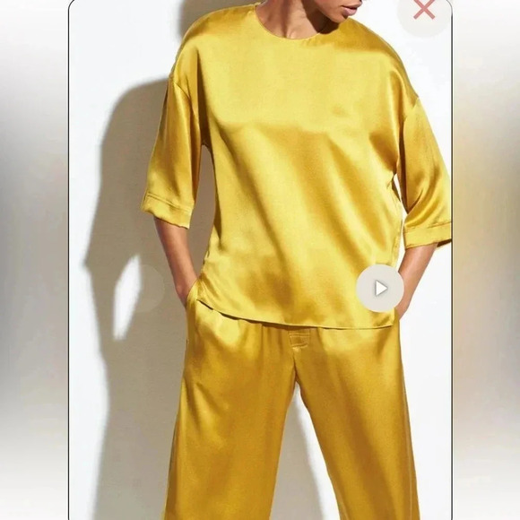 Vince silk pants set size large - Picture 1 of 4